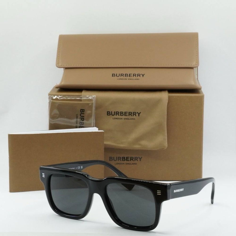 New - Authentic Burberry Hayden 54mm Rectangular Sunglasses - Picture 10 of 10